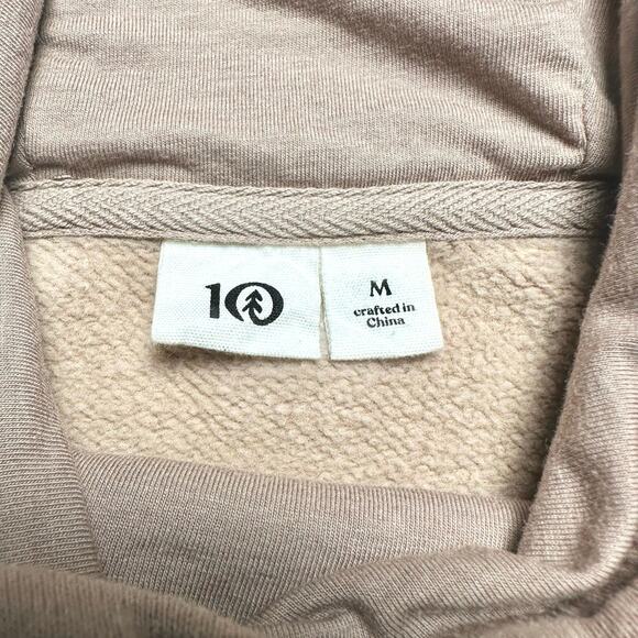 Tentree | Women | TreeFleece Banshee Neutral Color Block Organic Hoodie | Medium - Picture 8 of 13